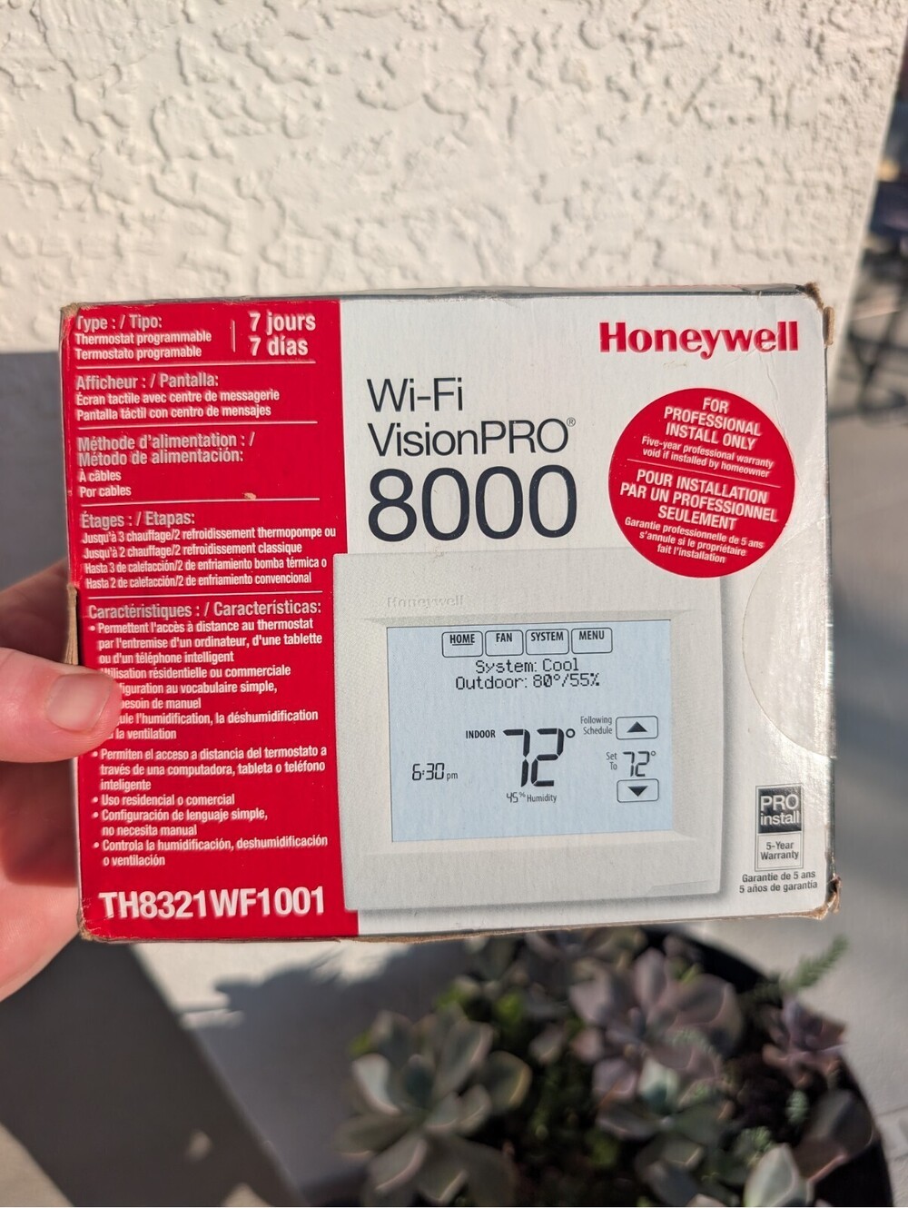 Honeywell Wi-Fi VisionPRO 8000 Thermostat TH8321WF1001 – Brand New In Box